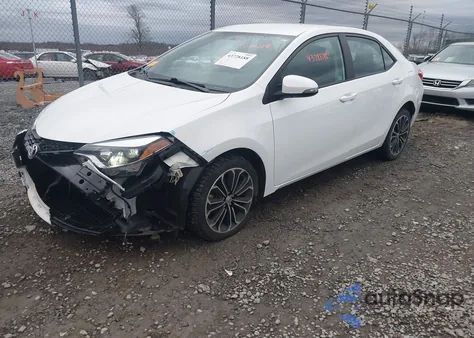 2015 Toyota Corolla S Plus из США, поврежденный, VIN 2T1BURHE3FC387806